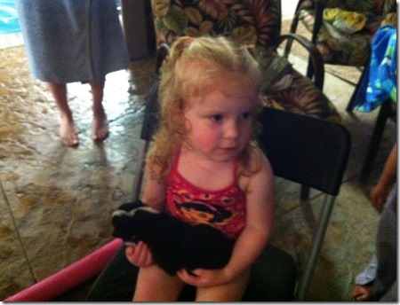 pink shoes and a pool 011