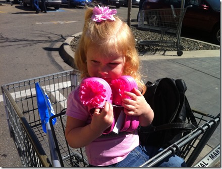 pink shoes and a pool 002