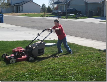 mowing the lawn 007